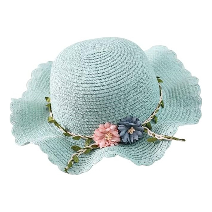 Kit Chapéu De Palha Para Sol Com Bolsinha Palha