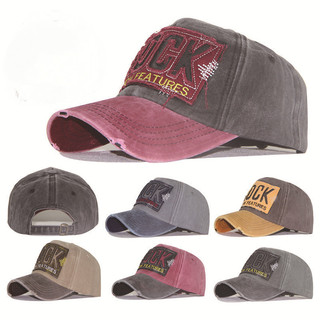 Boné De Beisebol Emendado De Duas Cores ROCK Hip-hop Casual Duck Tongue Hat