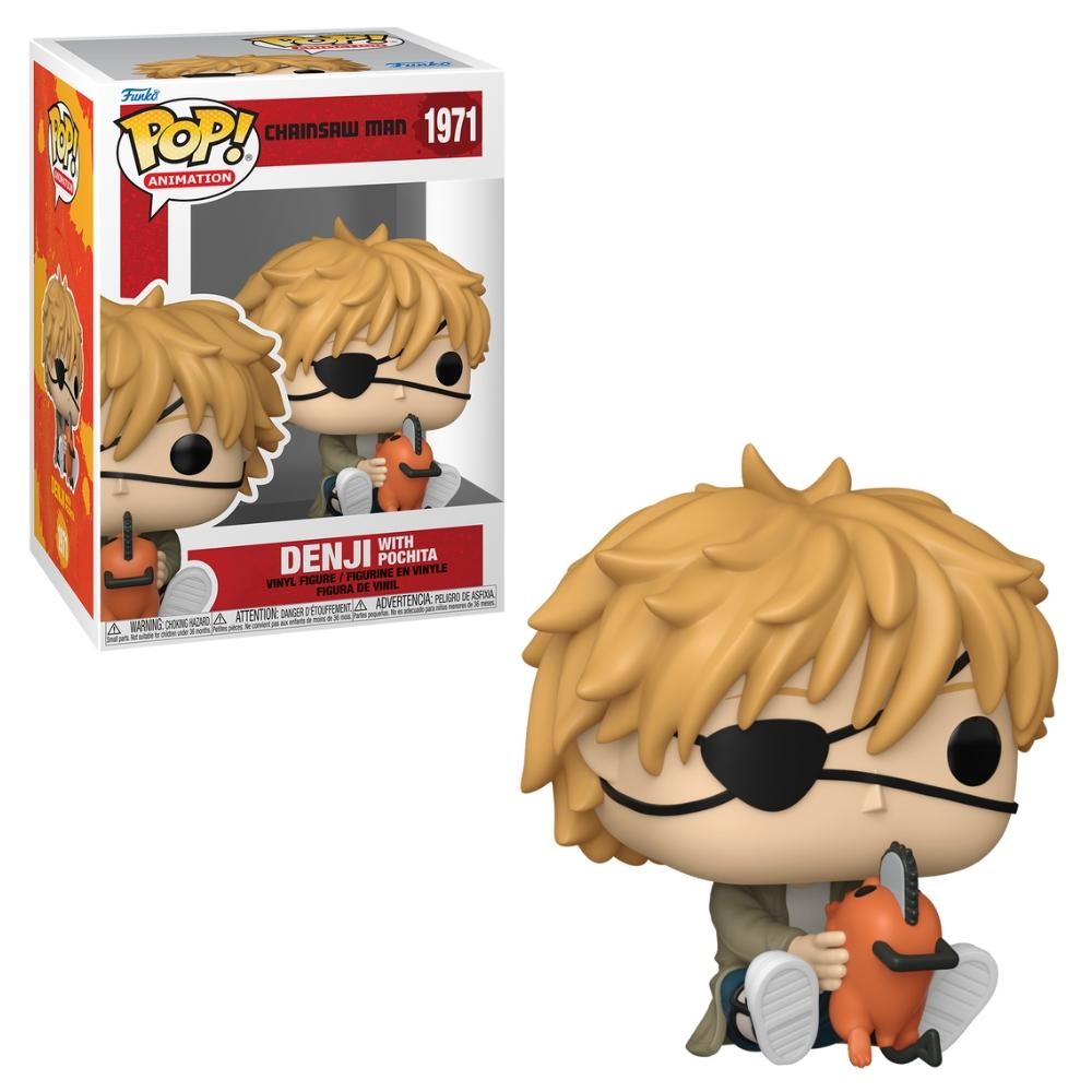 Boneco Funko Pop! Chainsaw Man - Denji & Pochita em Oferta na Shopee