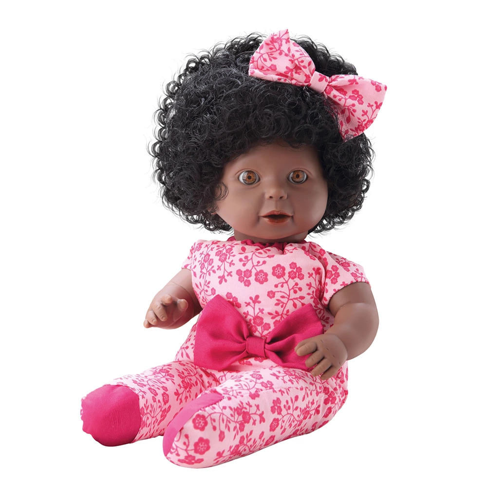 Boneca Bee Toys Layla Negra - Mom & Baby