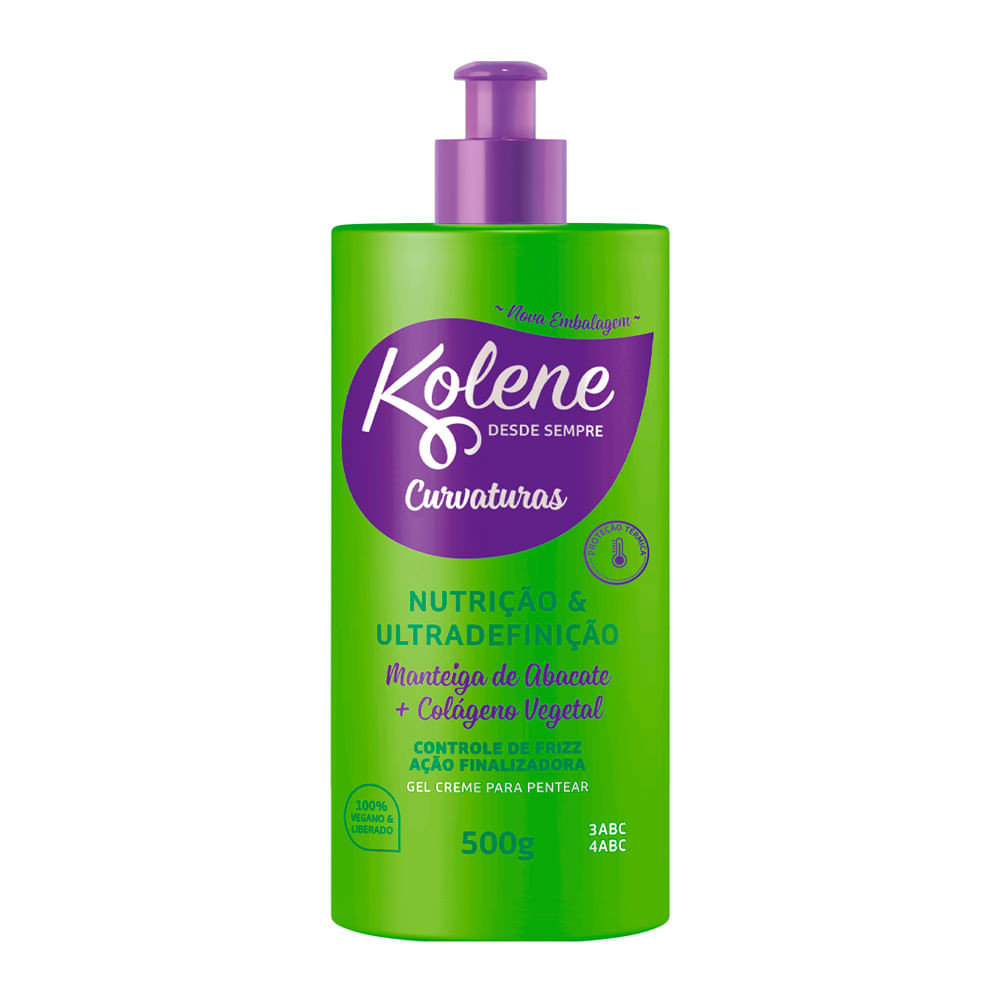 Gel Creme para Pentear Kolene Curvaturas 500g - Beauty