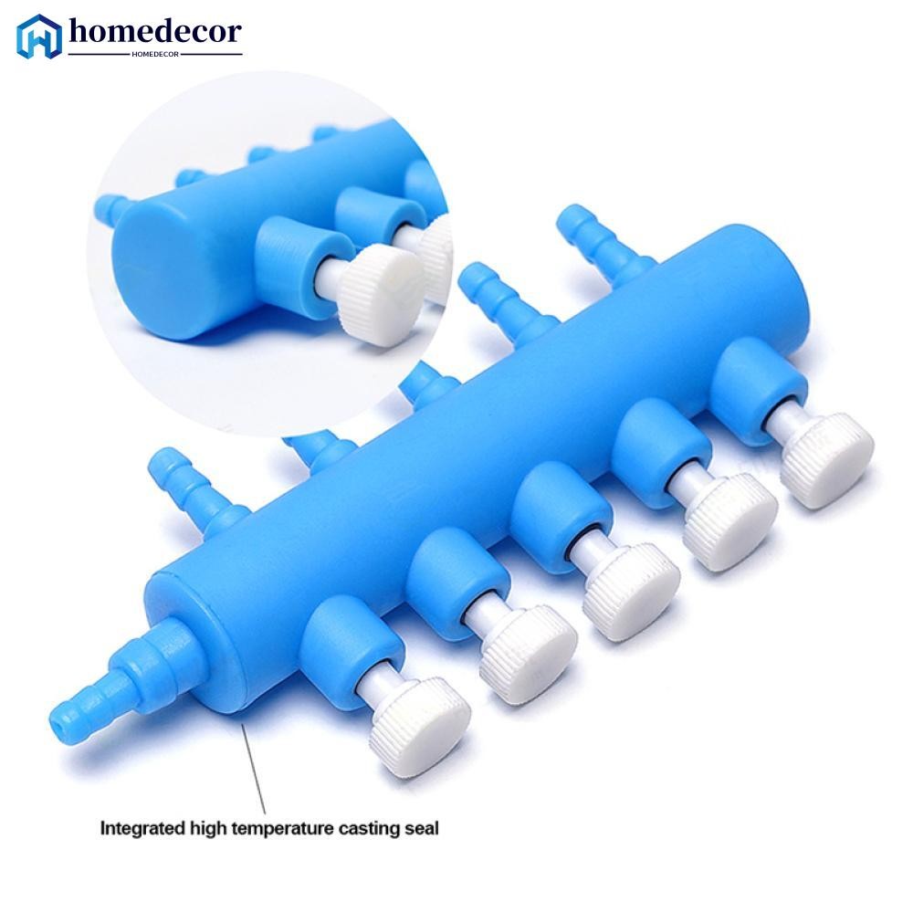 Homedecoração Aquário Bomba De Ar Mangueira Divisor Com Válvula Ajuste Tanque Peixes Oxigen Tubo Distribuidor Shunt A6I7