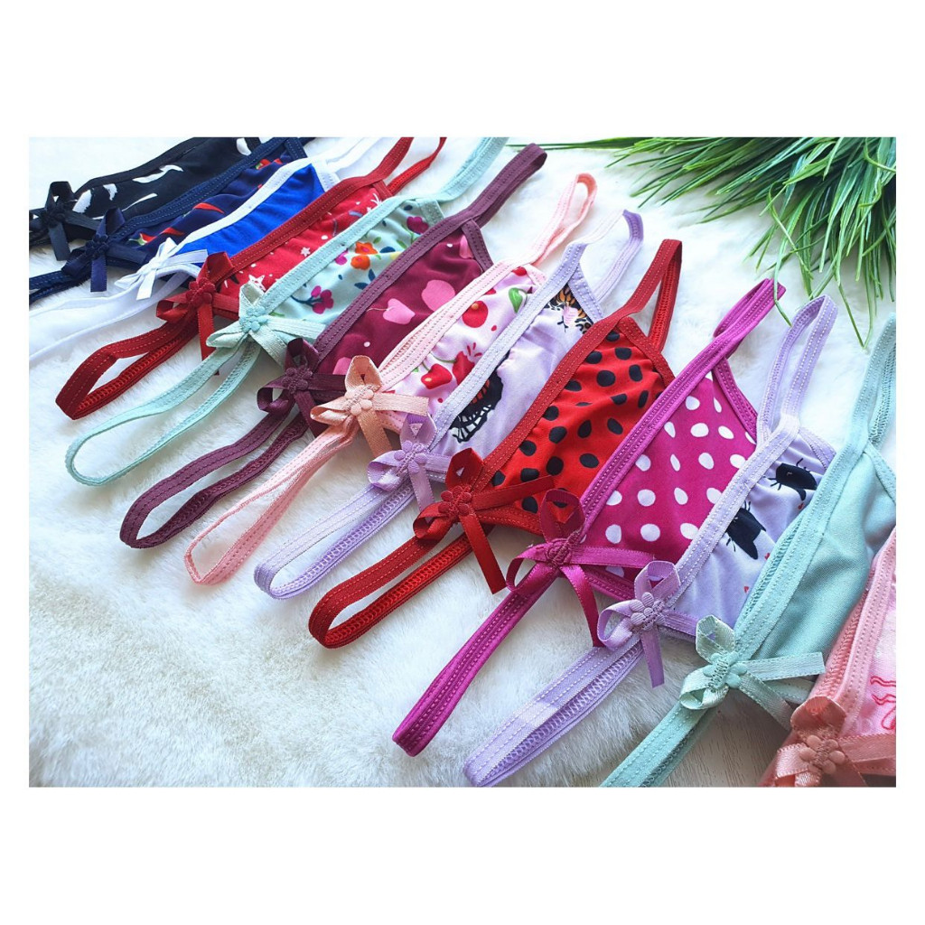 Kit 3 Tanguinhas Fio Dental Calcinha Tanga Lingerie