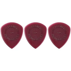 Kit 3 Palhetas Dunlop Flow Standard Grip 549R 1.14mm