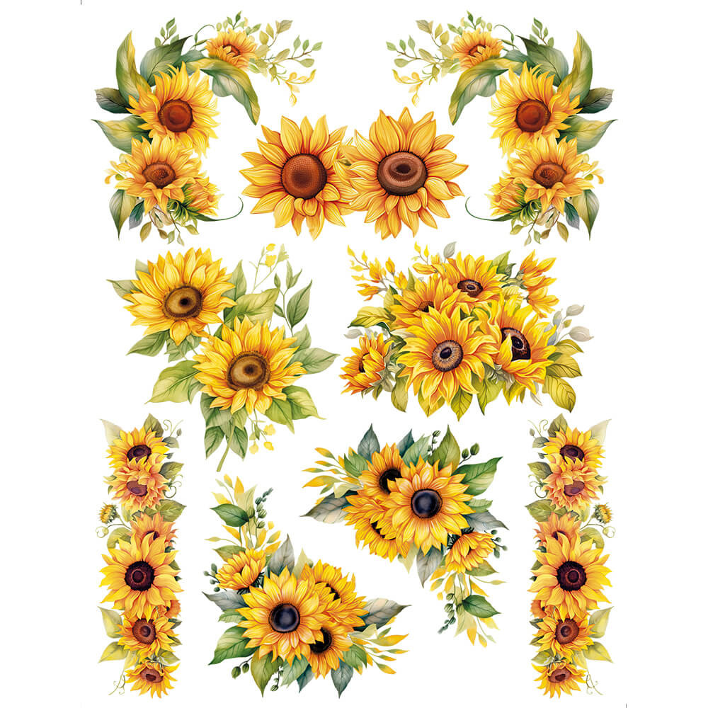 Transfer de Imagem Litoarte 15x19,5 TIM1-005 Girassol em Oferta na Shopee