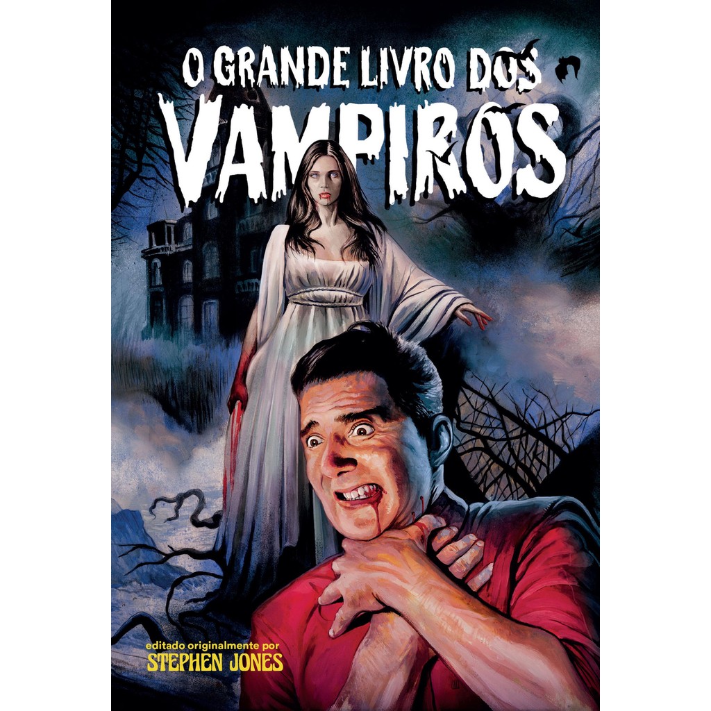 Livro O Grande Livro dos Vampiros Salvador Sanz Editora Pipoca e Nanquim Capa Comum Fantasia HQ