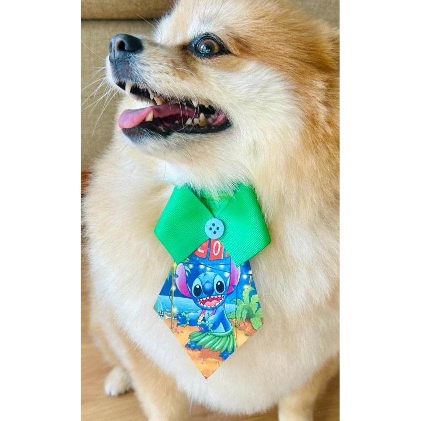 Gravata Pet Shop Kit com 30 Unidades Banho e Tosa Estampas Variadas Cachorro Gato