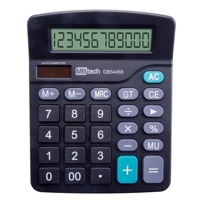 Calculadora Eletrônica 12 Dígitos Gb54468 Mbtech