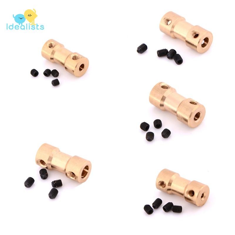 Idealistas Novo 2/3/3.17/4/5mm Motor Cobre Eixo Acoplamento Acoplador Conector Manga Adaptador