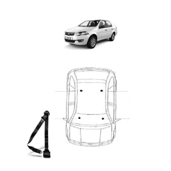 Cinto de Segurança 3 pontos dianteiro Fiat Siena