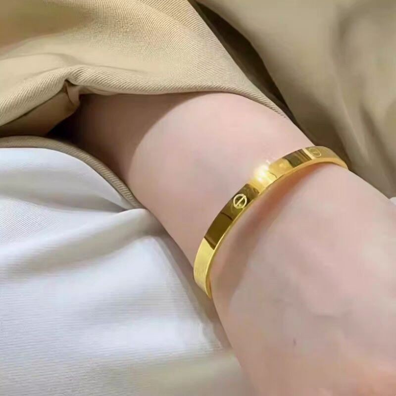 Pulseira Aberta de Aço inoxidável Pulseira Estilo Coreano