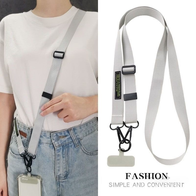 Cordão de Telefone Longo e Vendendo Bem, Alça de Ombro Larga, Alça de Pescoço Ajustável, Durável, Pingente Anti-Perda em Oferta na Shopee