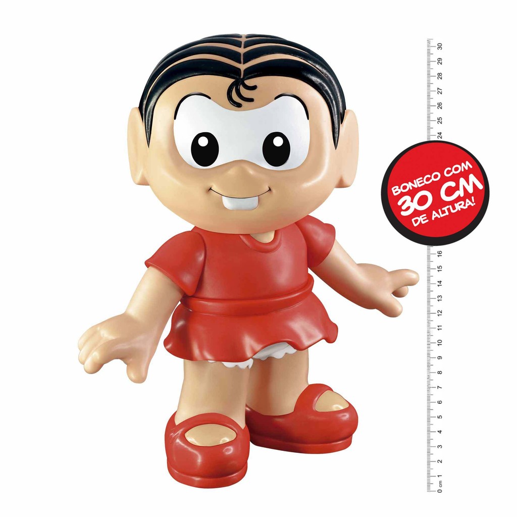 Boneco de Vinil - Turma da Mônica - Mônica 27cm