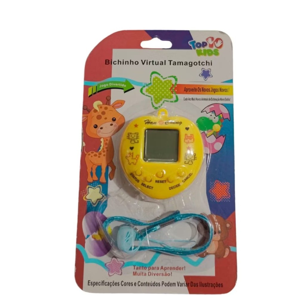 Brinquedo Game bichinho Virtual Machine Pet Super Mini Game Brick Game Tamagotchi Retro Anos 90 Pet