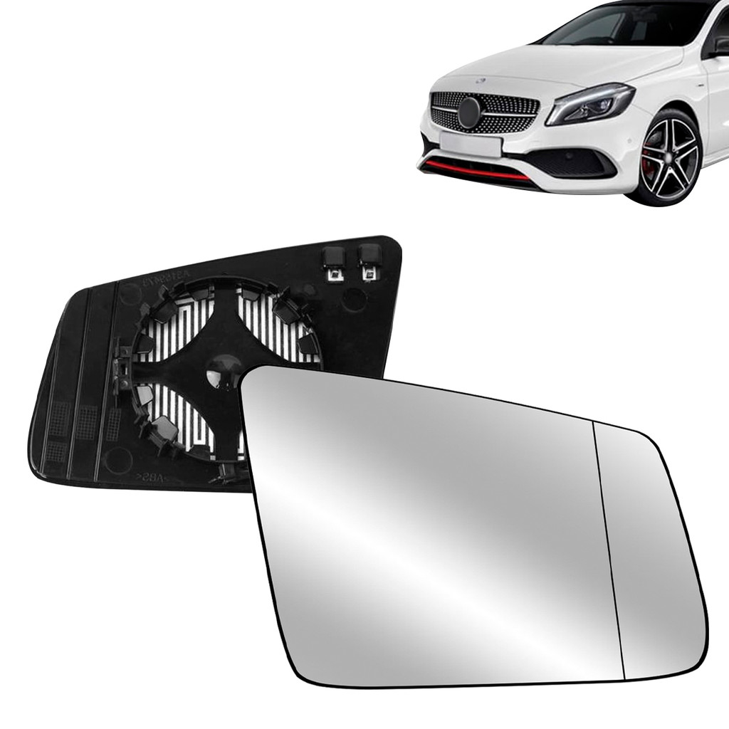 Par Lente Espelho Retrovisor Classe A 200 250 2014 2015 2016 2017 2018 Com Aquecedor Com Placa