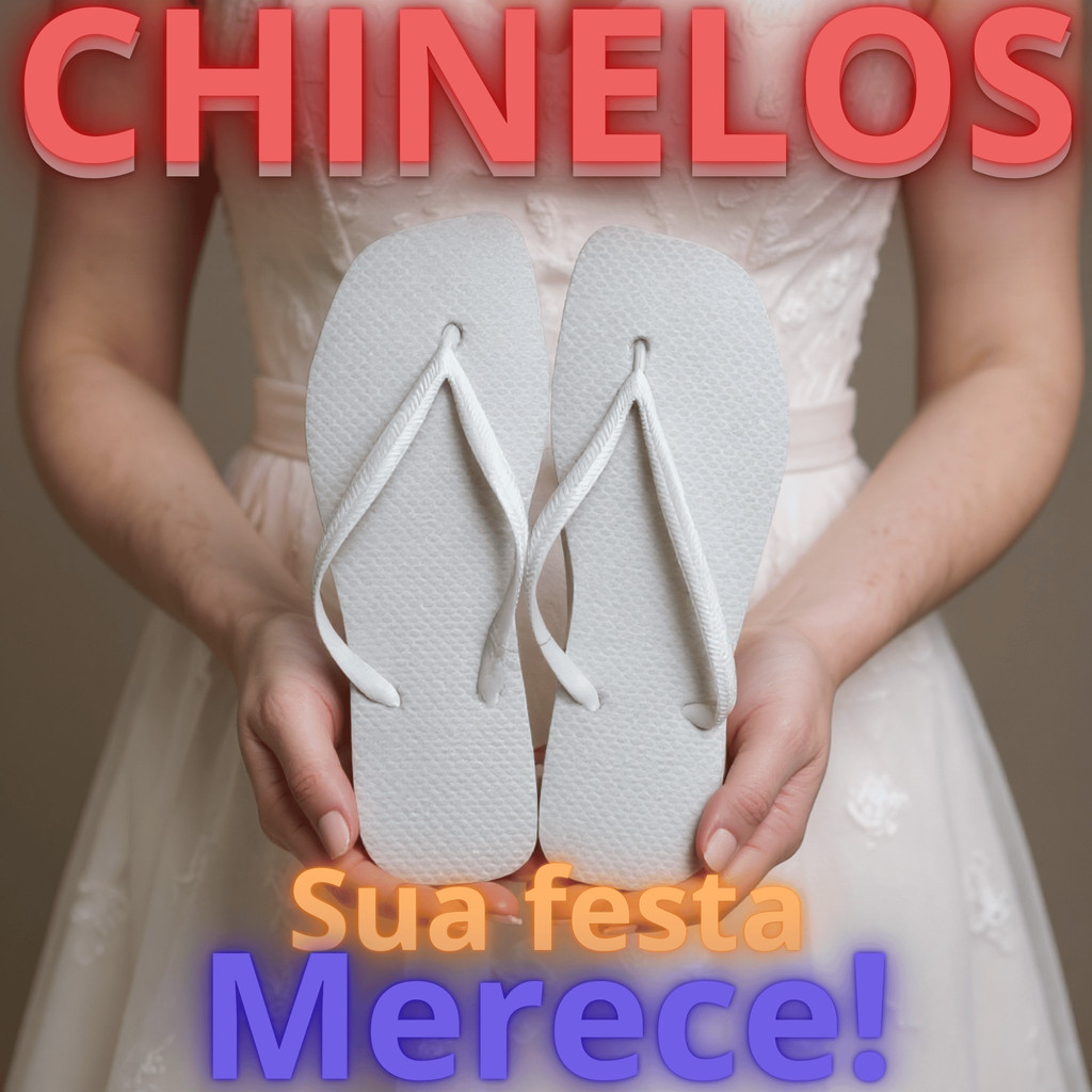 CHINELOS PARA FESTAS - LEMBRANÇA DE CASAMENTO | 15 ANOS | FESTA | FORMATURA | ANIVERSÁRIO em Oferta na Shopee
