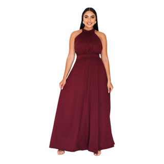 Vestido Madrinha Casamento Festa Formanda Convidada Zurique em Oferta na Shopee