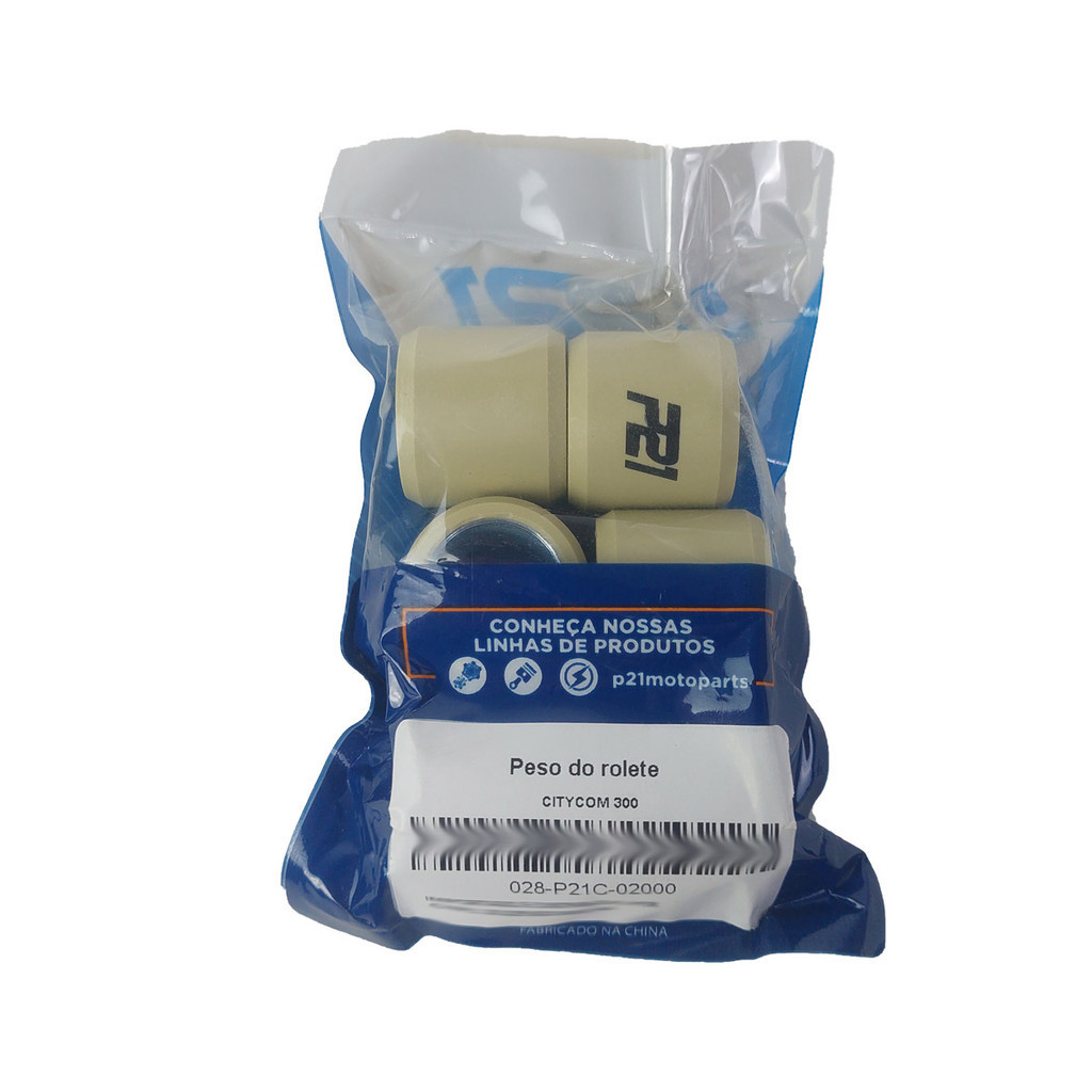 Kit Jogo Roletes de Embreagem Dafra Citycom 300 P21