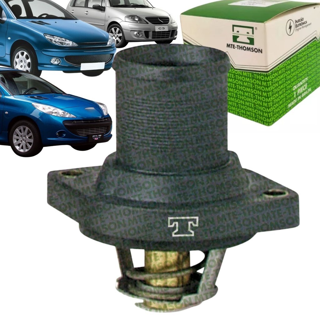 Válvula Termostática para Peugeot 206 / 207 / Hoggar / 306 - Citröen C3 / Xsara 1.4 1.6 2001 a 2015 (1336N5 / 1336Q1) - Spare Parts and Accessories for Vehicles