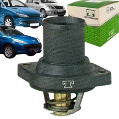 Válvula Termostática Peugeot 206 / 207 / Hoggar / 306 - Citröen C3 / Xsara 1.4 1.6 2001 a 2015 (1336N5 / 1336Q1)
