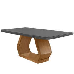 Mesa Sala De Jantar Lara 180cm Com Canto Copo