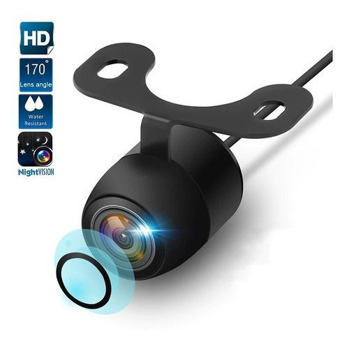 Câmera De Ré A-16 Carro Colorida Com Visão Noturna Universal Borboleta Automotiva Envio Imediato