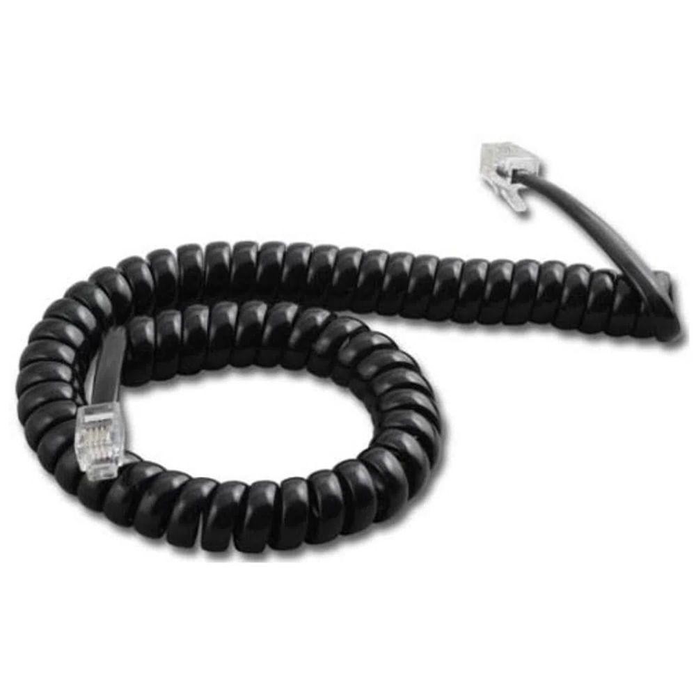 Cabo Espiral Para Monofone 1,70m Preto Dantas