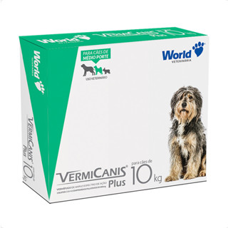 Vermicanis Plus Vermífugo World para Cães de 10Kg - 4 Comprimidos em Oferta na Shopee