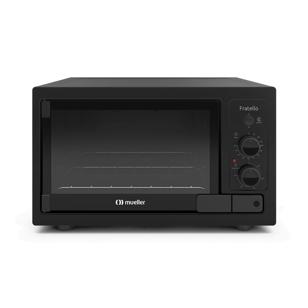 Forno Elétrico de Bancada Mueller Fratello 44L 220v Preto Fosco - Home Appliances