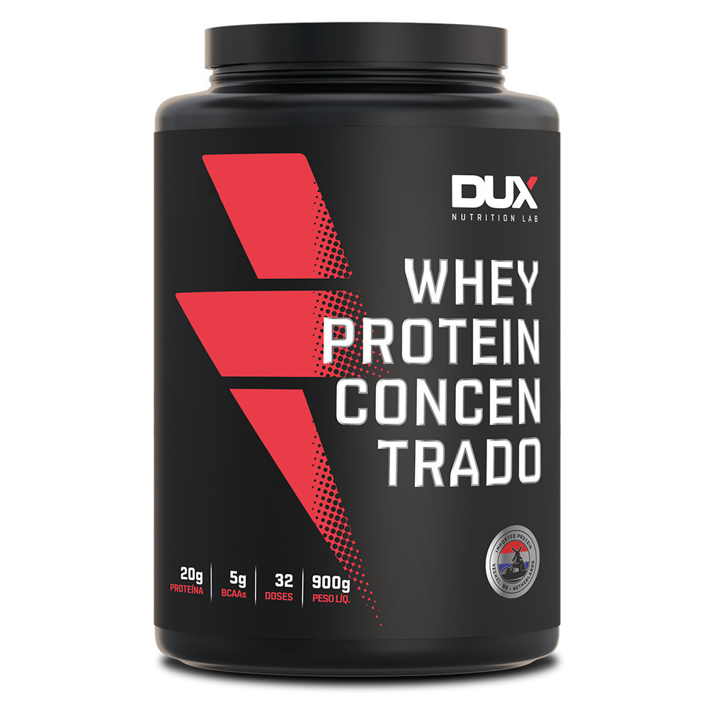 Whey Concentrado Pote 900g Dux Nutrition