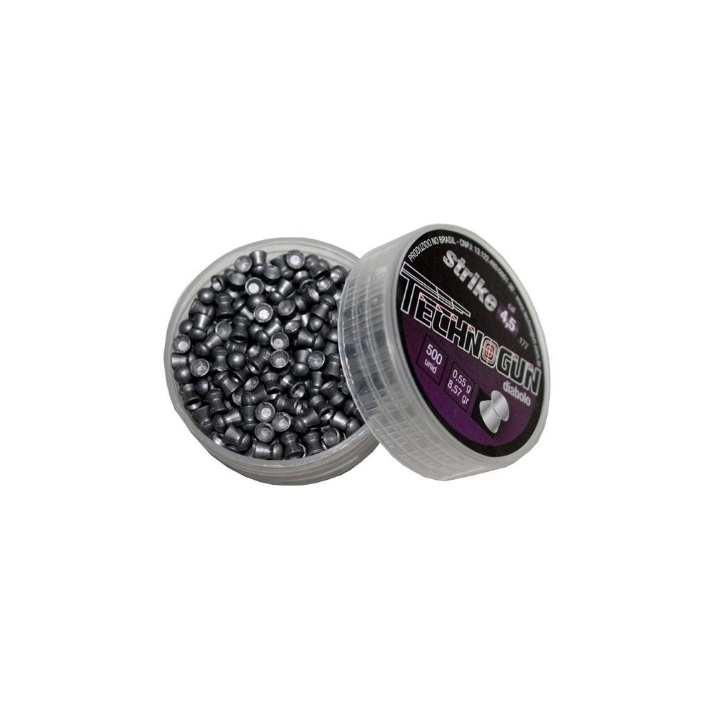 Chumbinho Strike Diabolo - Calibre 4,5 Mm - Com 500 Unid - em Oferta na Shopee