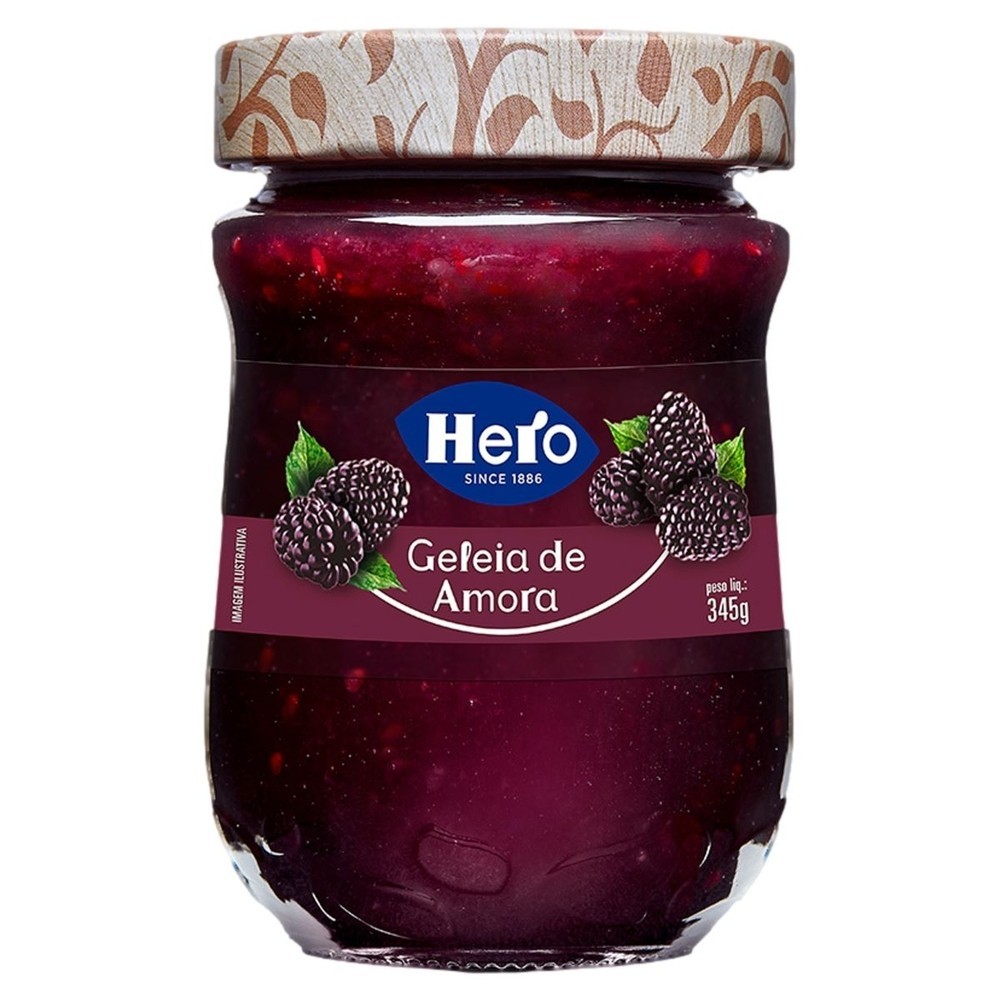 Geleia Hero Amora 345G - Food & Beverages