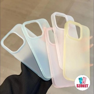Capa De Telefone Transparente Fosca Rígida À Prova De Choque Para iPhone 16 15 14 13 12 11 Pro Max 15 Plus XS XR X 8 6S em Oferta na Shopee