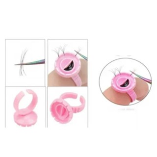 Kit 100 Anel Batoque Descartável Cola Micropigmentação Henna Cílios Sobrancelhas-YOUYI em Oferta na Shopee