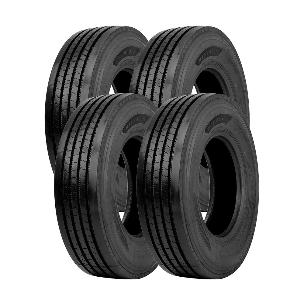 Jogo 4 Pneus Speedmax Aro 22.5 Dalmax S 275/80R22.5 147/144M 16 Lonas em Oferta na Shopee