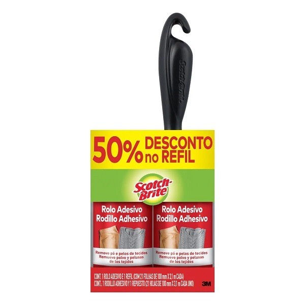 Rolo Adesivo SCOTCH-BRITE com Refil EXTRA em Oferta na Shopee