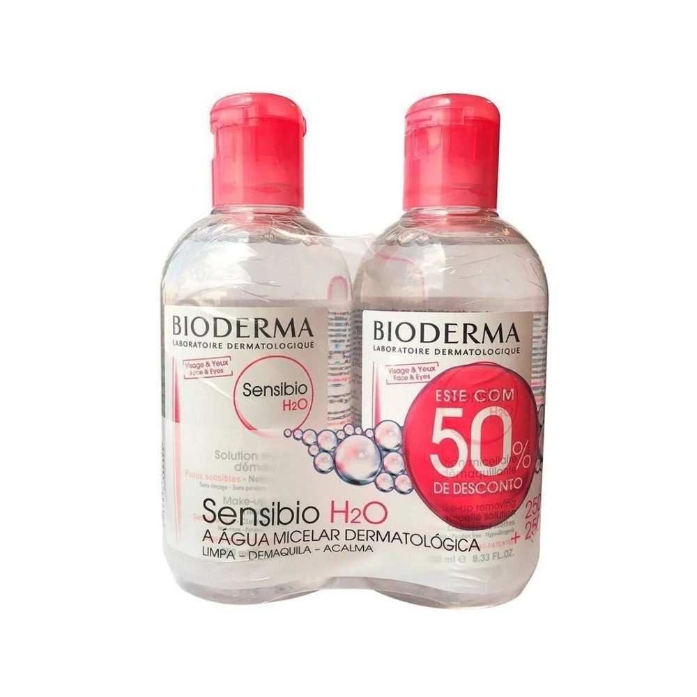 Kit Solucao Micelar Bioderma Sensibio H2O 250ml + 50% na Unidade