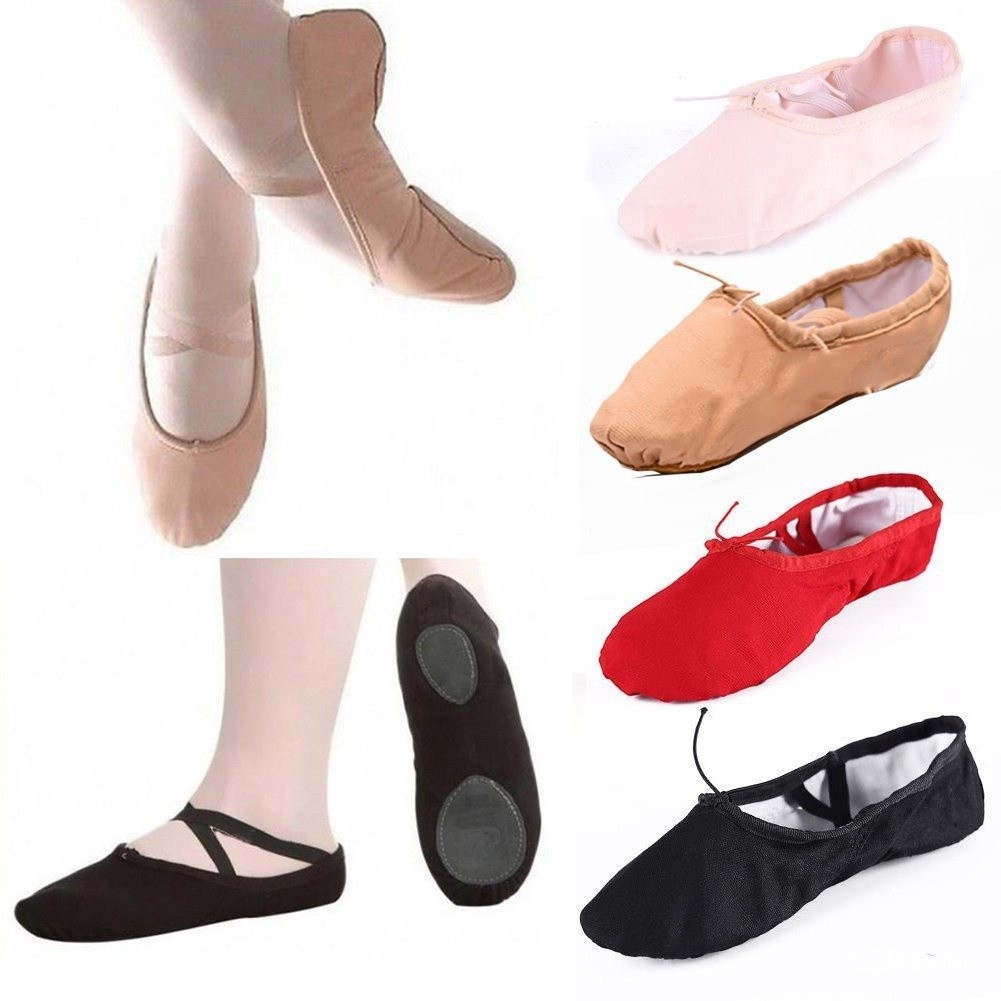 FG Macio Ballet Sapatos De Dança Para Crianças Adultas Ginástica Bola Macia B4WC