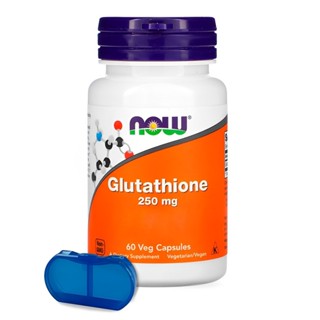 Glutationa 250mg Now Foods 60 Caps + Porta Cápsulas em Oferta na Shopee