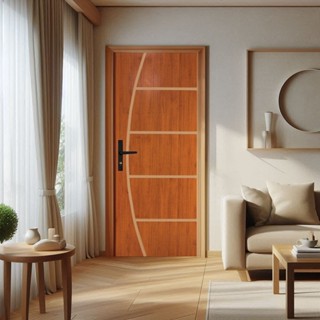 Folha de Porta de Madeira 210x80x3,5cm Duraplac Mogno em Oferta na Shopee