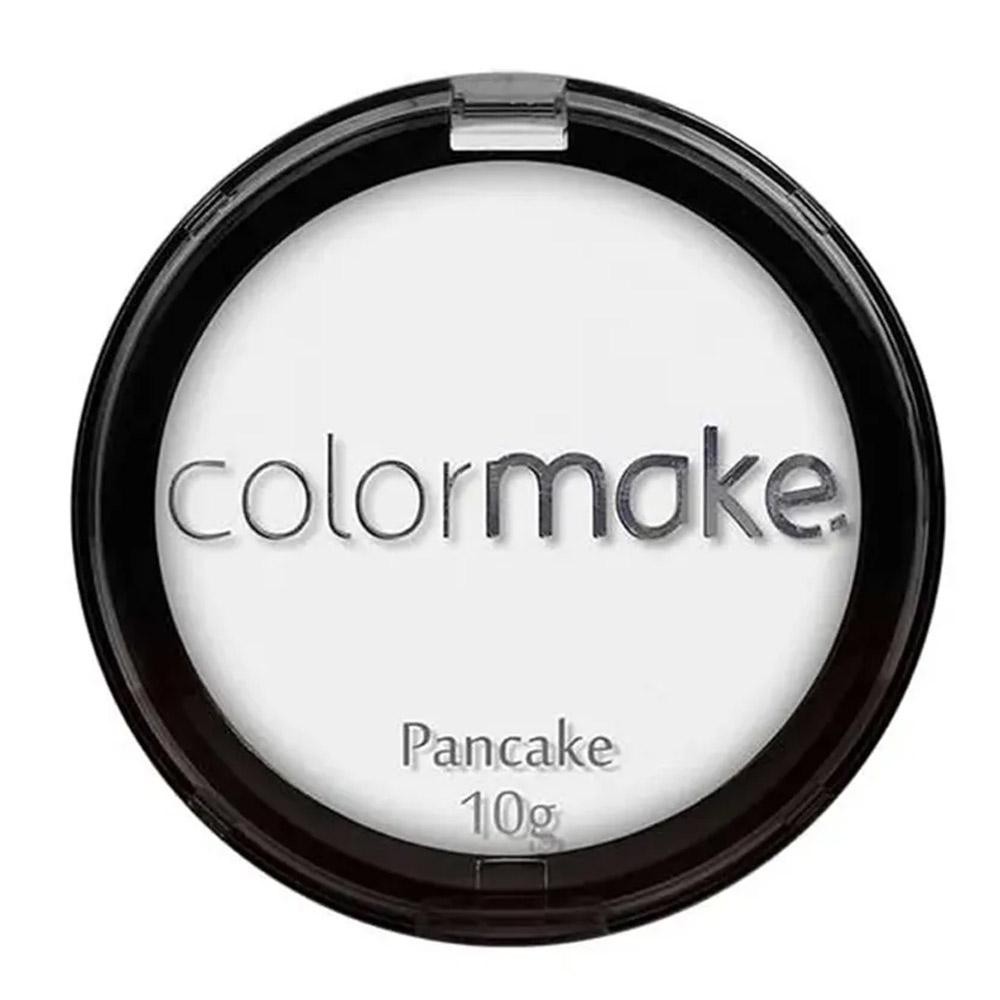 Pancake Base Maquiagem Artística 10g Branco Colormake Fantasia Gótico Halloween Palhaço Carnaval