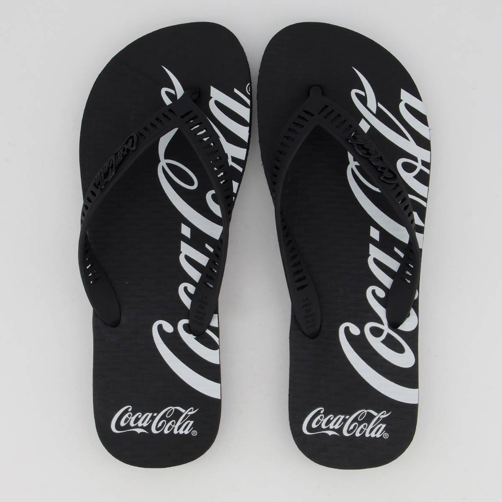 Chinelo Coca Cola Spencerian Preto - Men Shoes