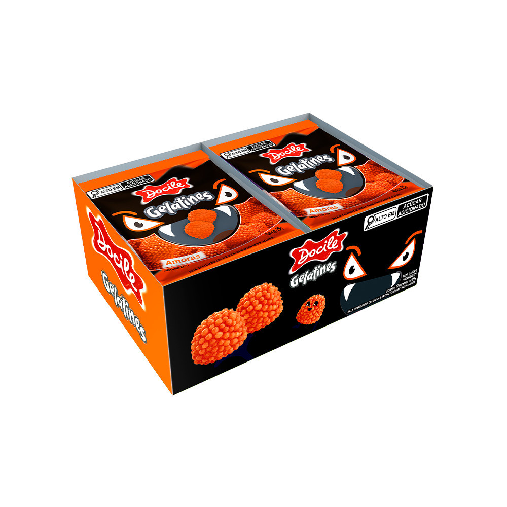 Gelatines Mini Amoras Halloween 12UNx15G