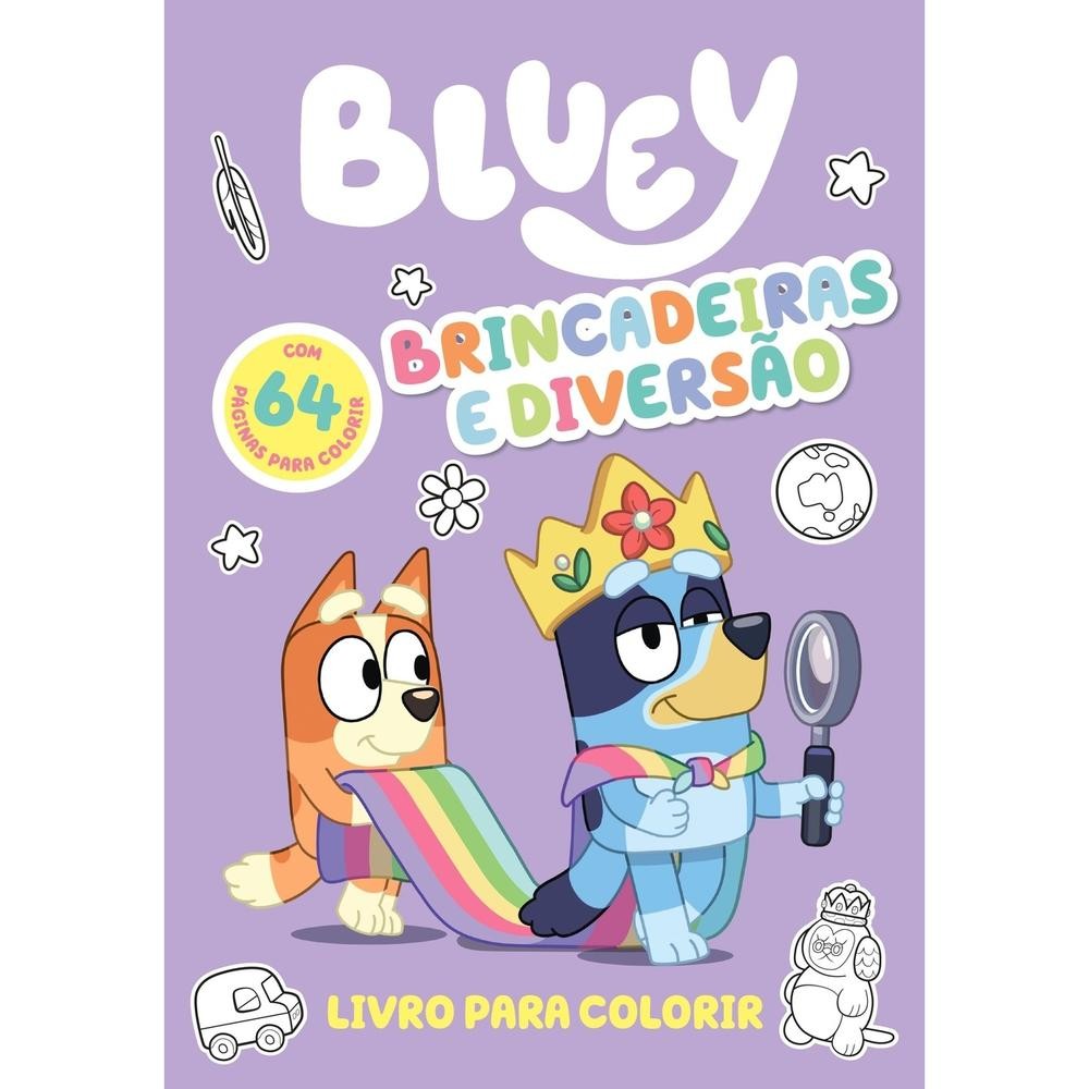 Bluey Livro para Colorir - Brincadeiras e Diversão em Oferta na Shopee