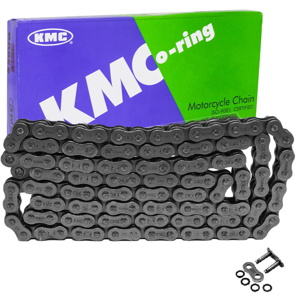 Corrente de Transmissão Apache 200/ Mirage 250/ Stx Motard 200 C/ Retentor 520X116 Kmc