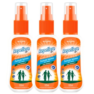 Kit 3 Repelente De Insetos Pump 105Ml Repellere - My Heath em Oferta na Shopee