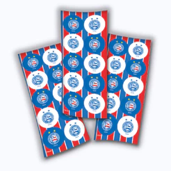 30~150 ADESIVO FUTEBOL BAHIA OFICIAL REDONDO FESTCOLOR (CHOCO)
