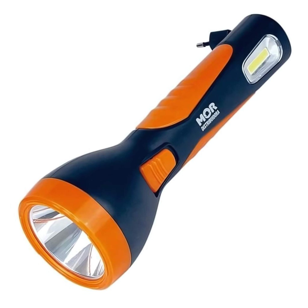 Lanterna Recarregável Power Led 150 Lúmens Alcance 100m MOR - 409185 em Oferta na Shopee