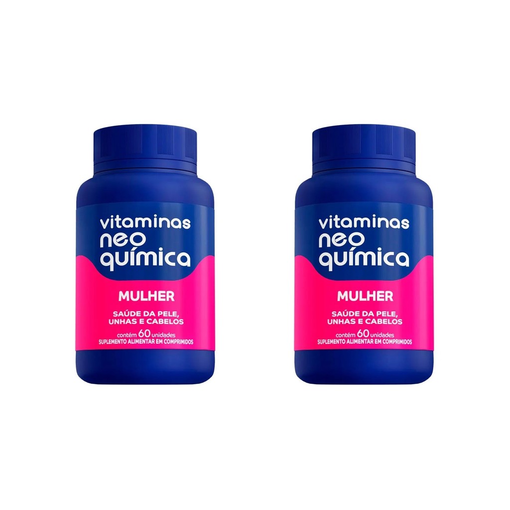 Kit 2x Vitamina Mulher 60 Unidades - Neo Química