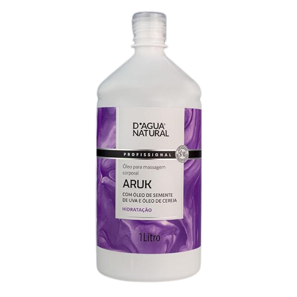 Kit com 3 Dagua Natural Óleo Para Massagem Corporal Com Óleo De Cereja Com 1L — imagem 2 de 2